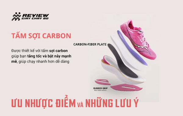 Giày chạy bộ mạ Carbon